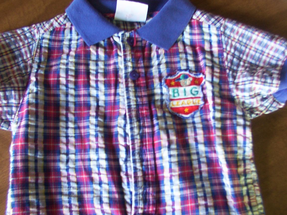 Primary plaid creeper size 18 mos.