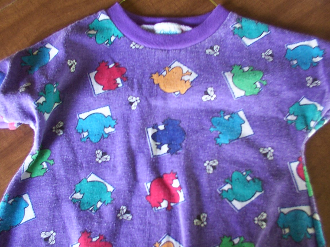Purple frogs print creeper size 24 mos.